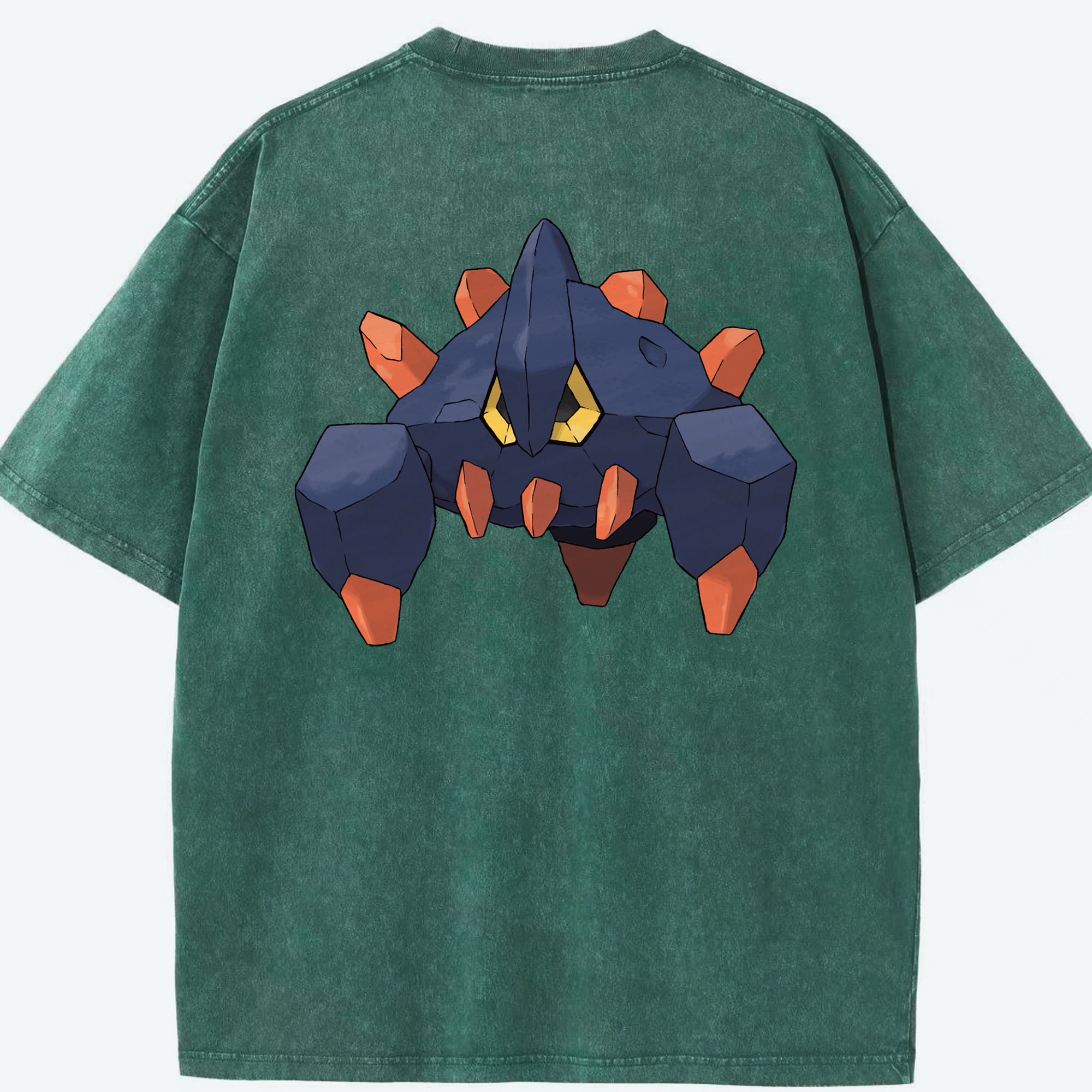 （画像用） ポケットモンスター Pokémon 綿100% ヴィンテージ風 半袖Tシャツ（背面プリント）